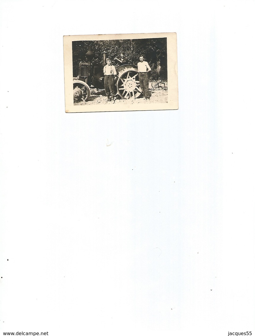 Petite Photo Allemande-tracteur - Guerre 1939-45