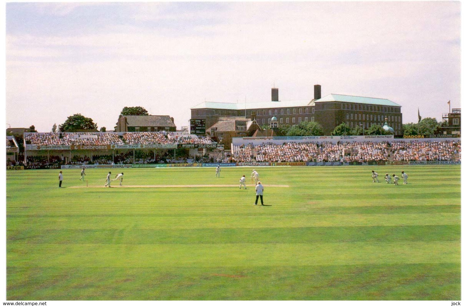 Postcard Stadium Trent Bridge Cricket Ground England Vs. West. Indies 1991 - Cricket
