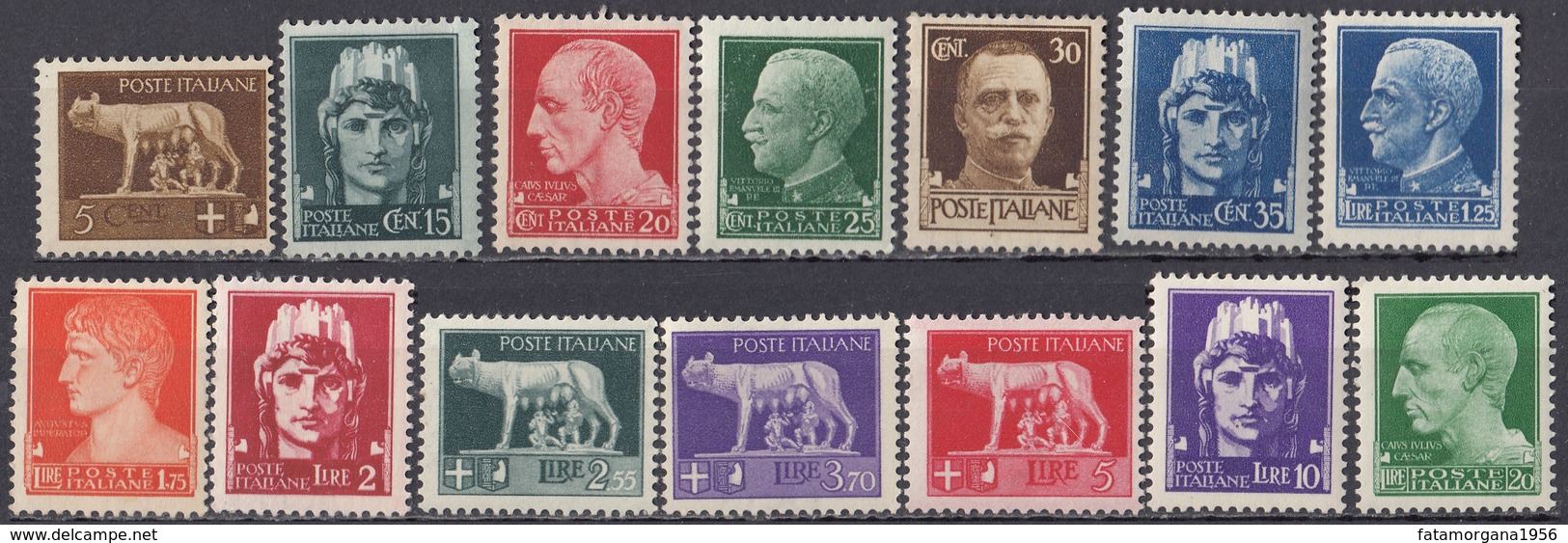 ITALIA - 1929/1930 - Lotto Composto 14 Valori Nuovi MNH: Yvert 224, 227/231 E 234/241. - Ungebraucht