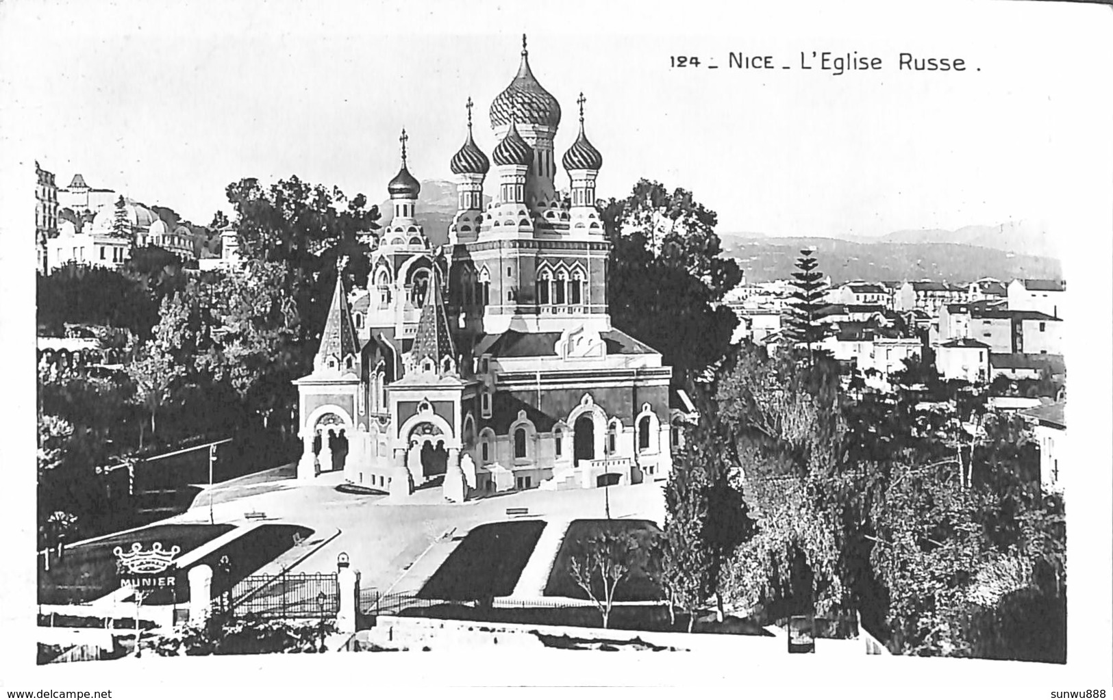 06 - Nice - L'Eglise Russe (Edit. D'Art Munier, 1939) - Monuments, édifices