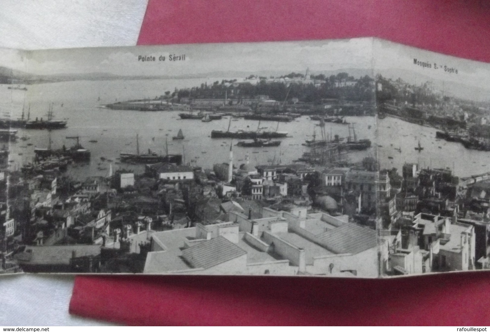 C P Constantinople Panorama Carte 8 Parties - Turkey