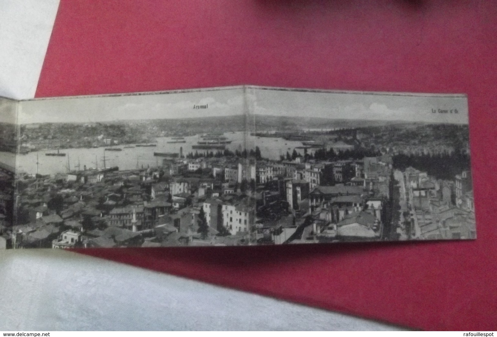 C P Constantinople Panorama Carte 8 Parties - Turkey