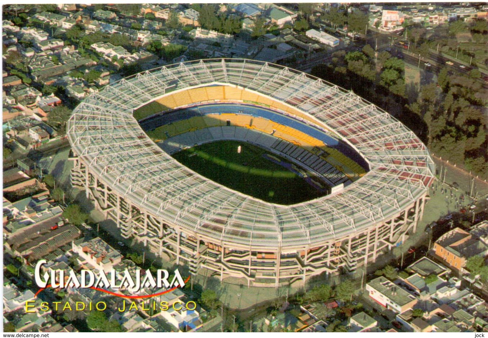 Postcard Stadium Guadalajara Mexico Jalisco Stadion Stadio Estadio Stade - Sports - Football  Soccer - Voetbal