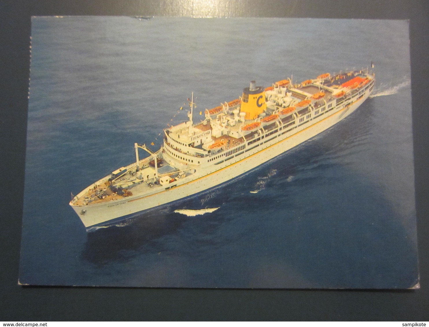 Carte Postale Bateau Enrico Costa - Dampfer