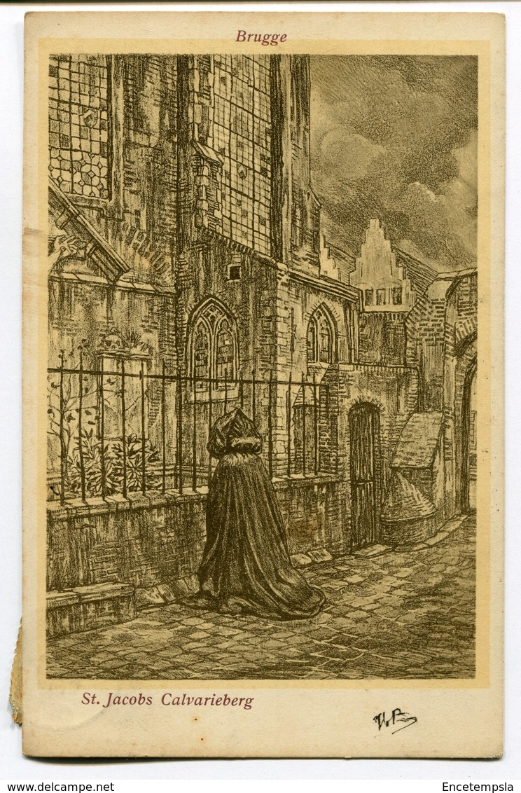 CPA - Carte Postale Signée Par HENRI BAELS - Belgique - Brugge - St. Jacobs Calvarieberg - 1904 ( HB10946) - Brugge