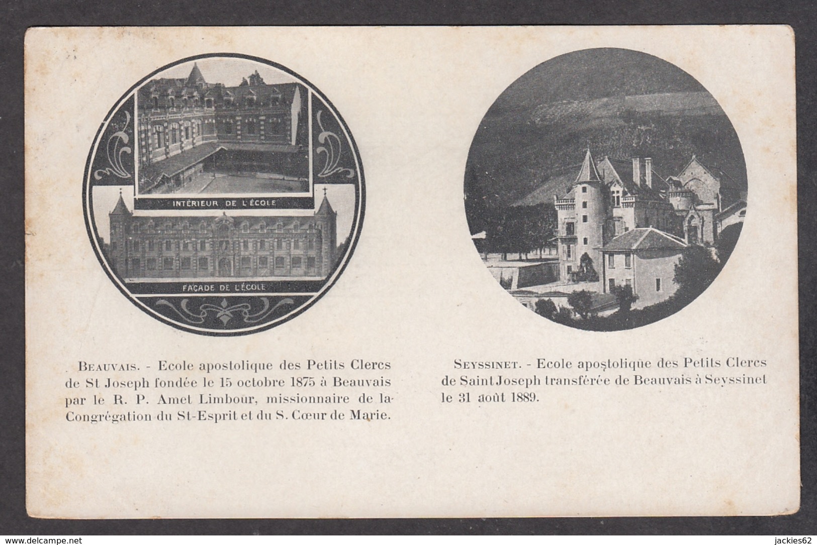 101671/ BEAUVAIS, Ecole Apostolique Des Petits Clercs De Saint-Joseph, Transférée à Seyssinet En 1889 - Beauvais