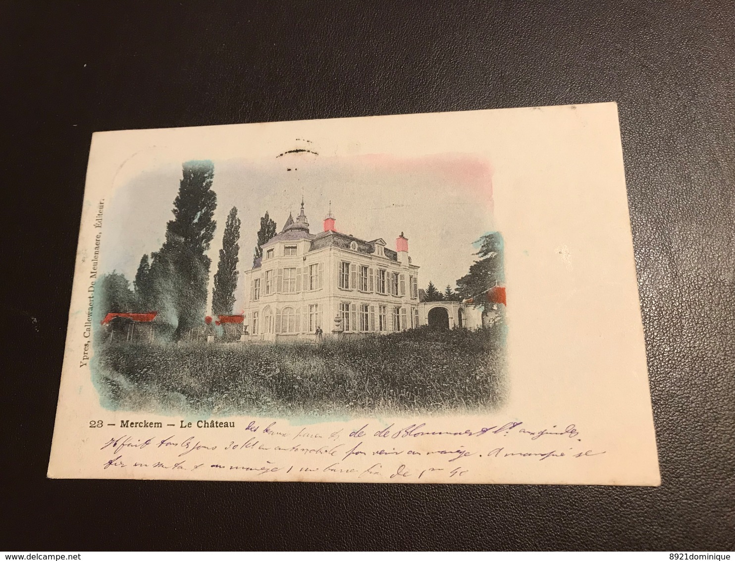 Merckem - Merkem (Houthulst) - Le Château - Ed. Callewaert-de Meulenaere ( Ingekleurd) - Gelopen 1904 - Houthulst