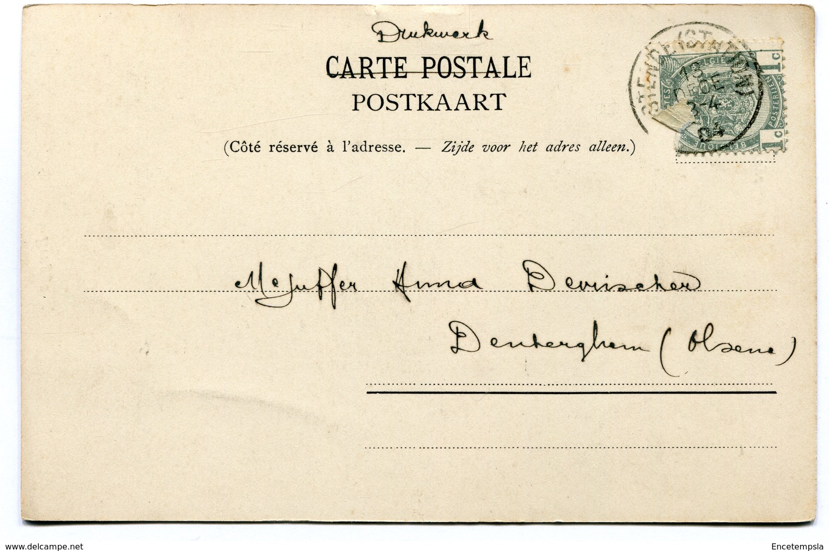 CPA - Carte Postale Signée Par HENRI BAELS - Belgique - Brugge - Speelmansreye - 1904 ( HB10948) - Brugge