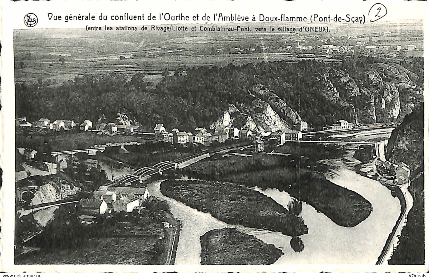 CPA - Belgique - Comblain-au-Pont - Vue Générale Du Confluent De L'Ourthe Et De L'Emblève - Comblain-au-Pont