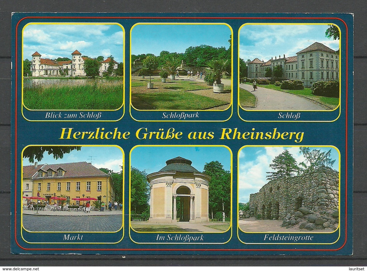 Germany Deutschand RHEINSBERG Sent 1999 With Stamp - Rheinsberg