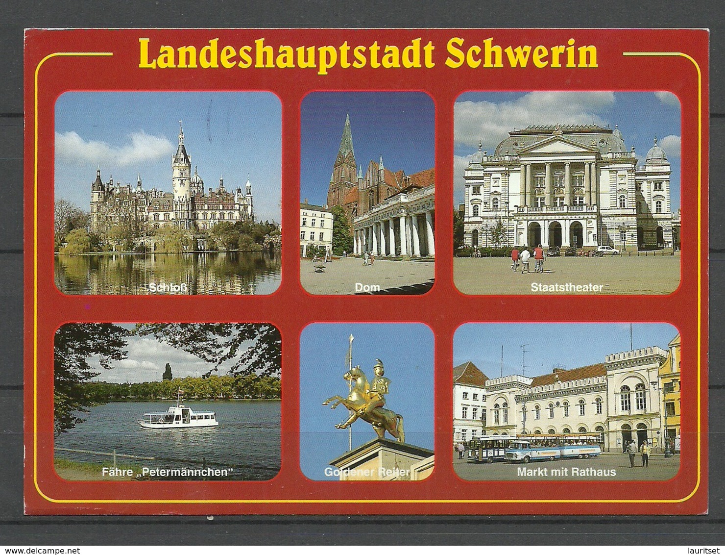 Deutschland SCHWERIN Sent 1998 With Stamp - Schwerin