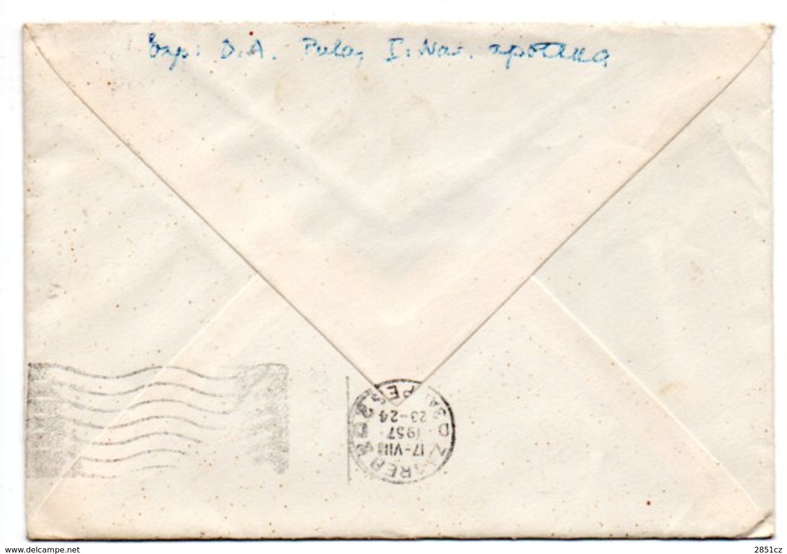 Letter - Postmark Pula, 17.8.1957. / Zagreb, 17.8.1957., Yugoslavia - Andere & Zonder Classificatie