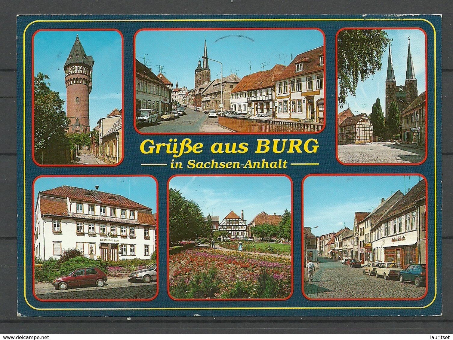 Deutschland BURG , Gesendet 1998, Mit Briefmarke - Burg