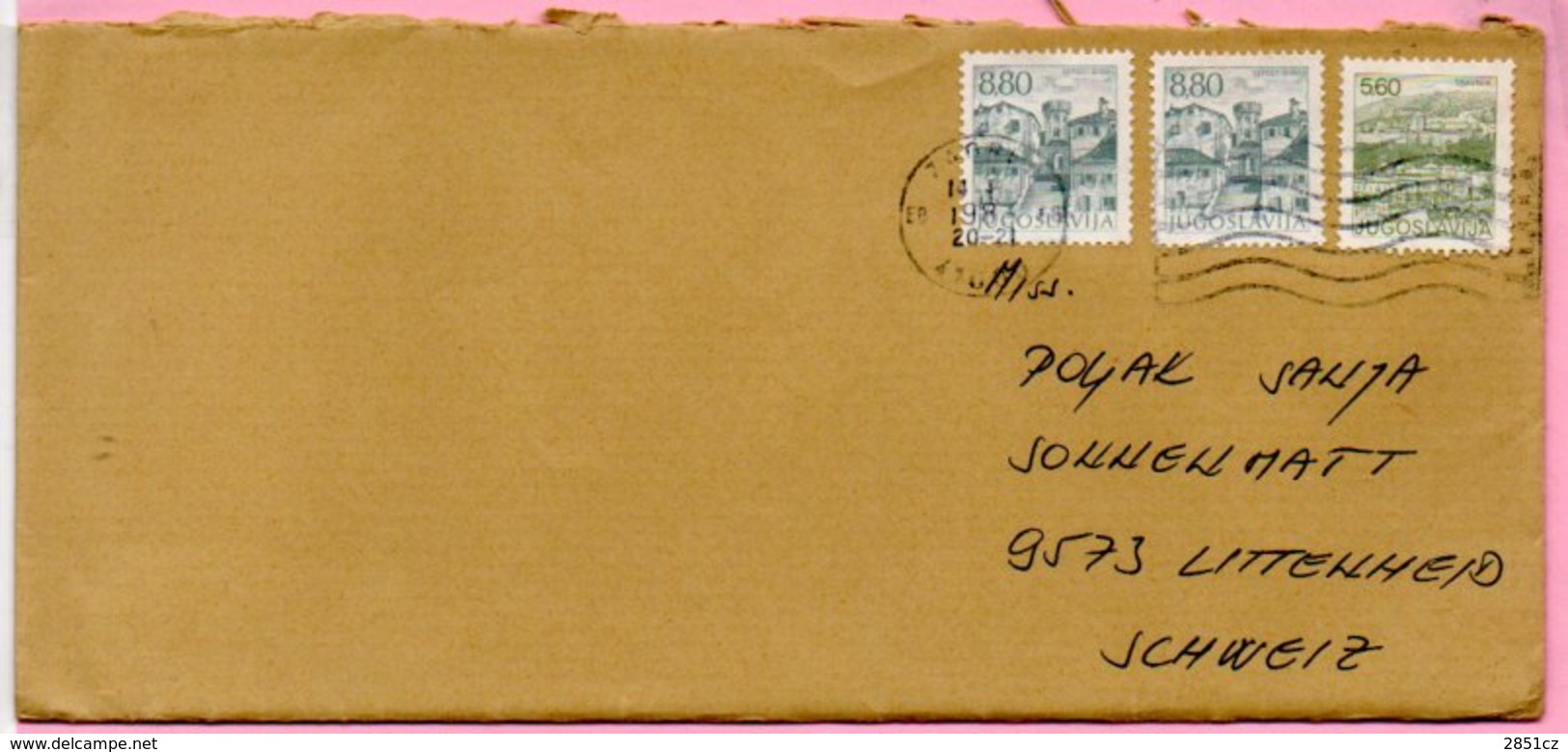 Letter - Postmark Zagreb, 14.5.1983., Yugoslavia - Autres & Non Classés