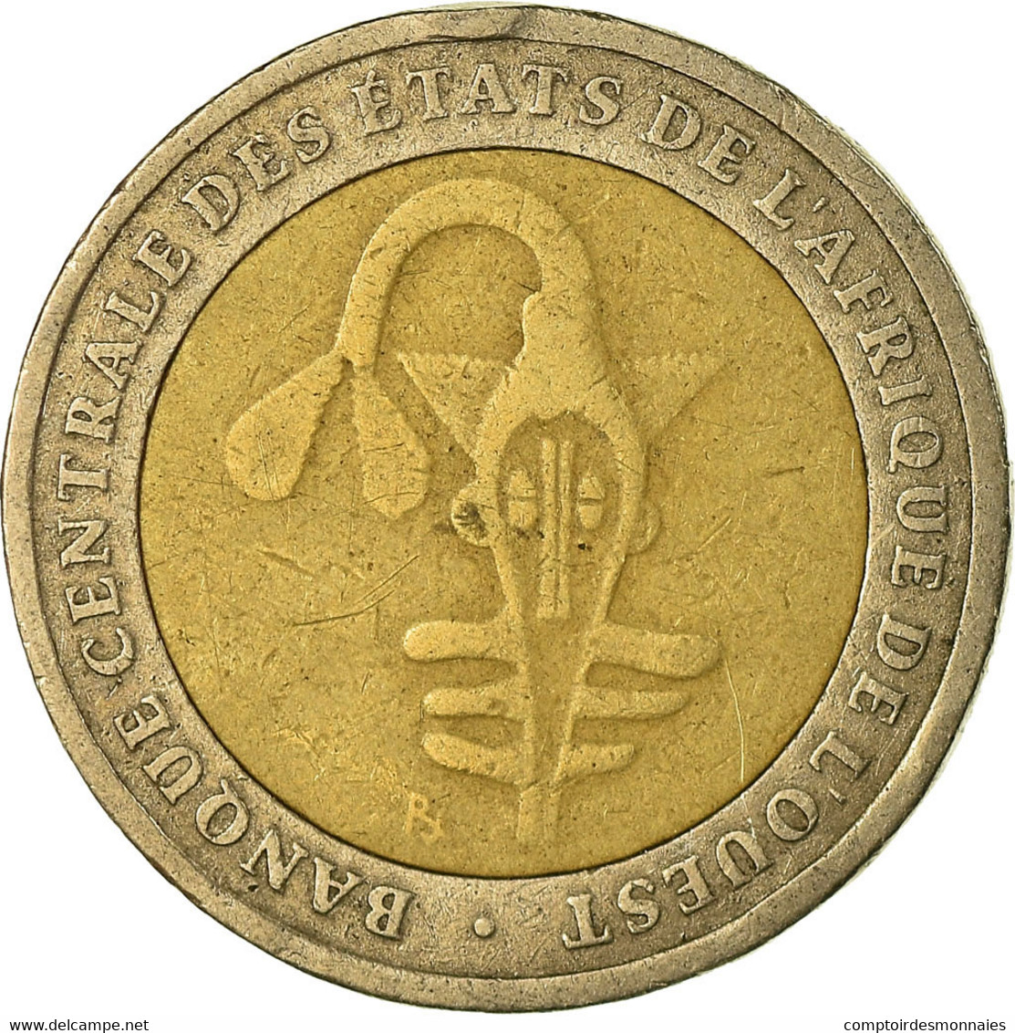 Monnaie, West African States, 200 Francs, 2004, Paris, TTB, Bi-Metallic, KM:14 - Côte-d'Ivoire