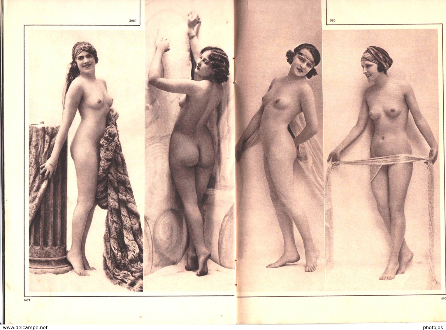 Livret De 28 Pages Plus De 50 Photos De Nus Féminins Années 30 Catalogue De  Paris Art Editions - Non Classificati