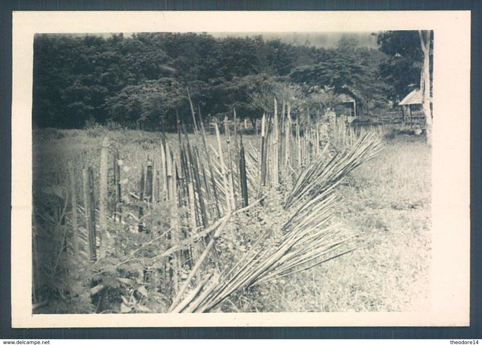 Viet Nam Tonkin Terres Rouges 1949  Protection De Village Photo 7 X 10 Cm - Lieux