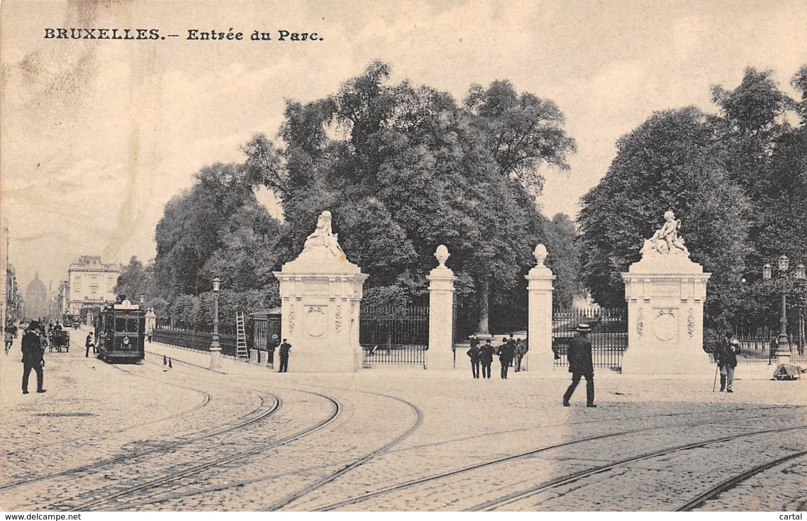 BRUXELLES - Entrée Du Parc - Parks, Gärten