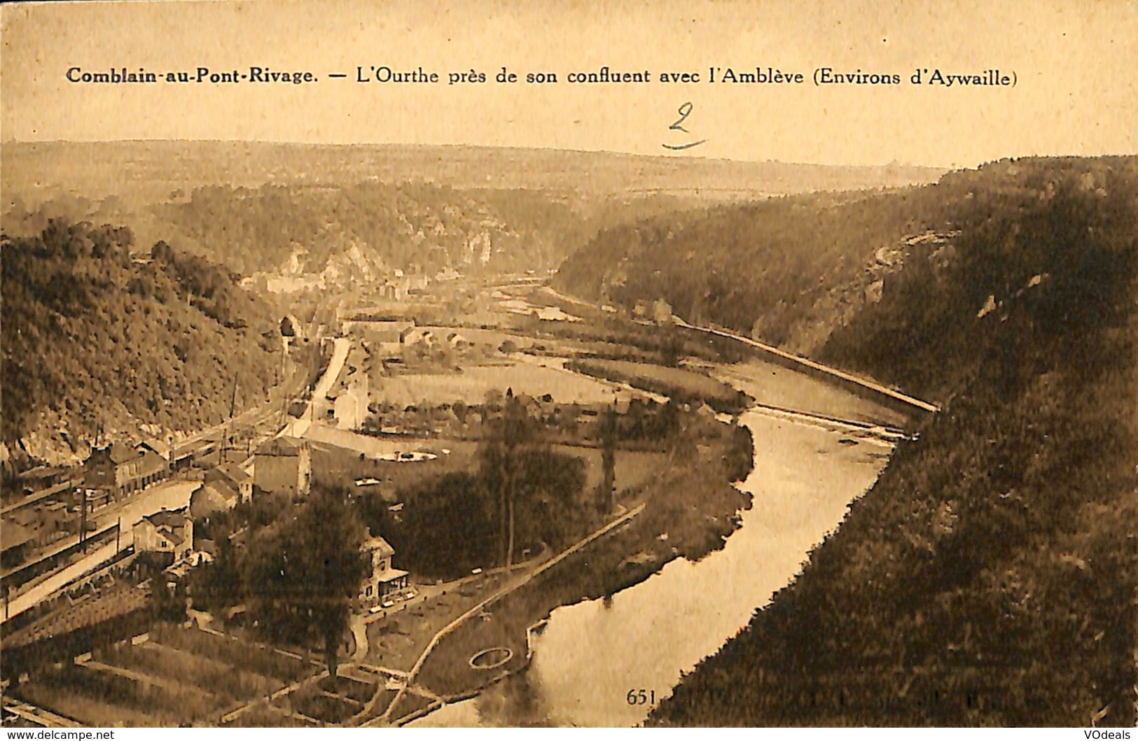 CPA - Belgique - Comblain-au-Pont - L'Ourthe Près De Son Confluent Avec L'Amblève - Comblain-au-Pont