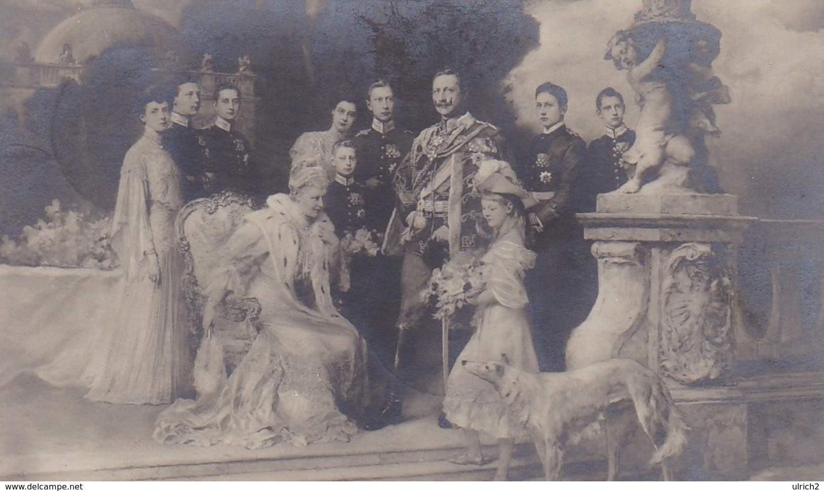 AK Das Deutsche Kaiserhaus - Keiser Wilhelm II Und Familie - Baden-Baden Nach Dellmensingen 1906 (46000) - Königshäuser