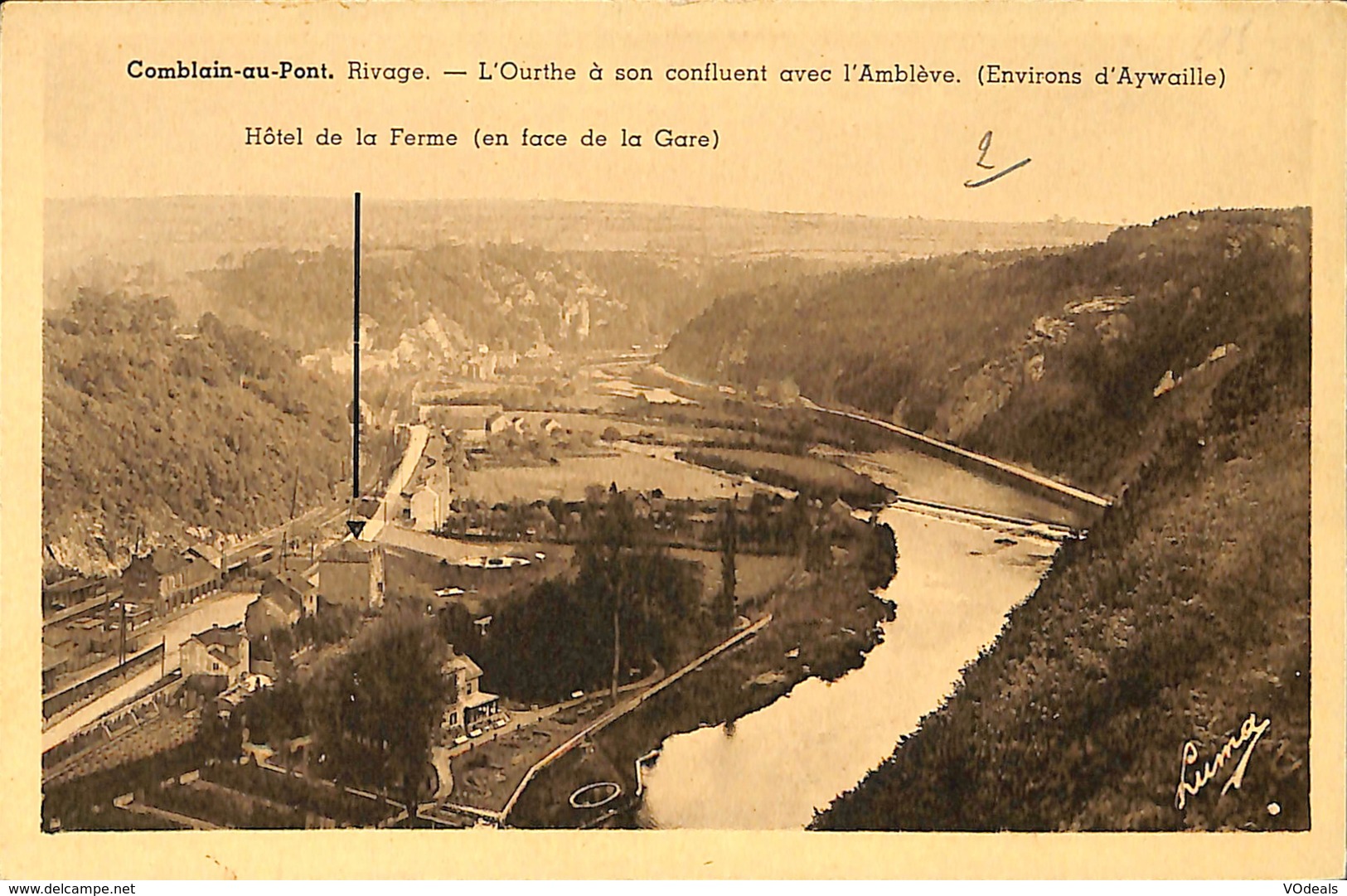 CPA - Belgique - Comblain-au-Pont - L'Ourthe à Son Confluent Avec L'Amblève - Comblain-au-Pont