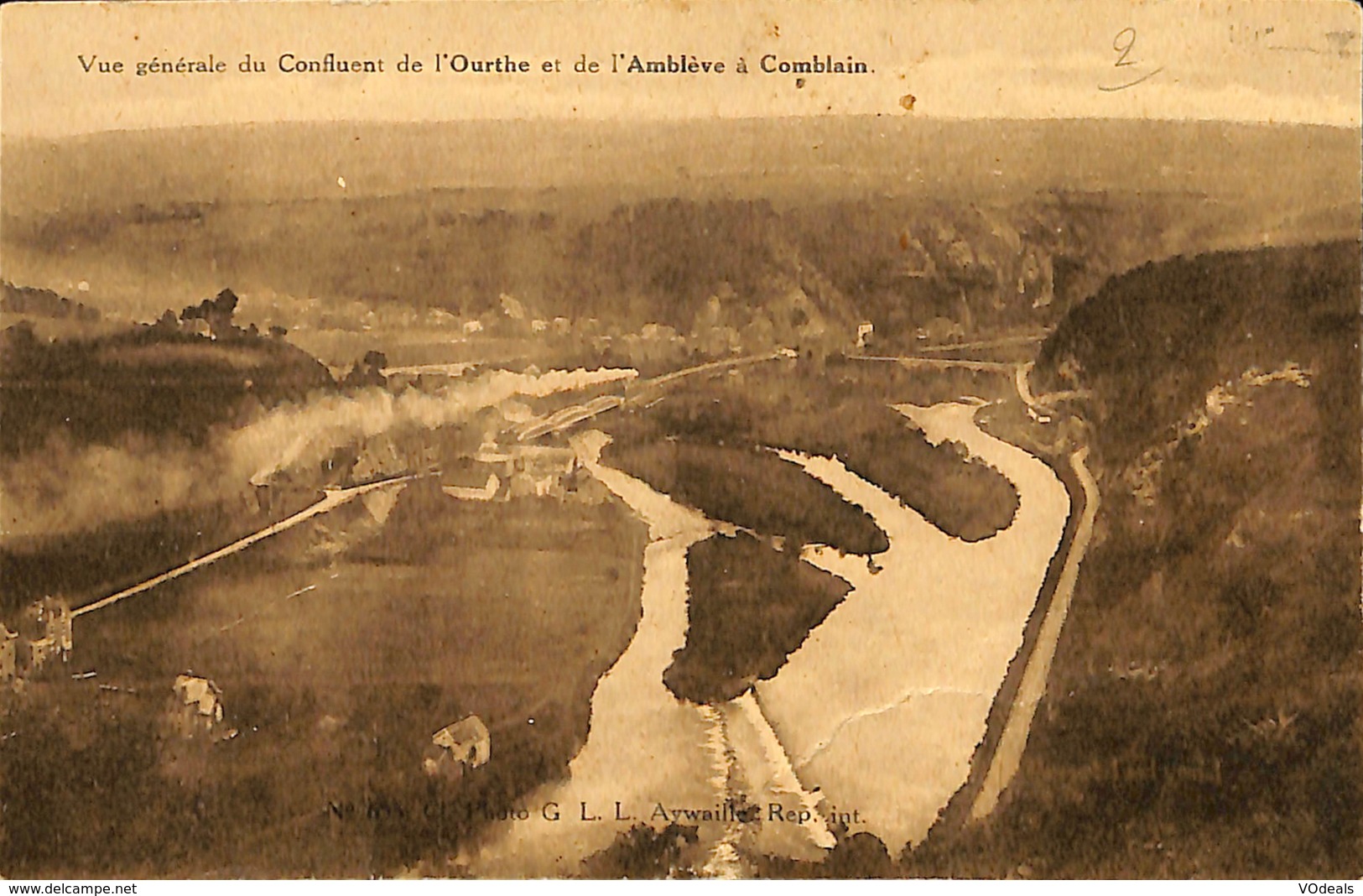 CPA - Belgique - Comblain-au-Pont - Vue Générale Du Confluent De L'Ourthe Et De L'Amblève - Comblain-au-Pont
