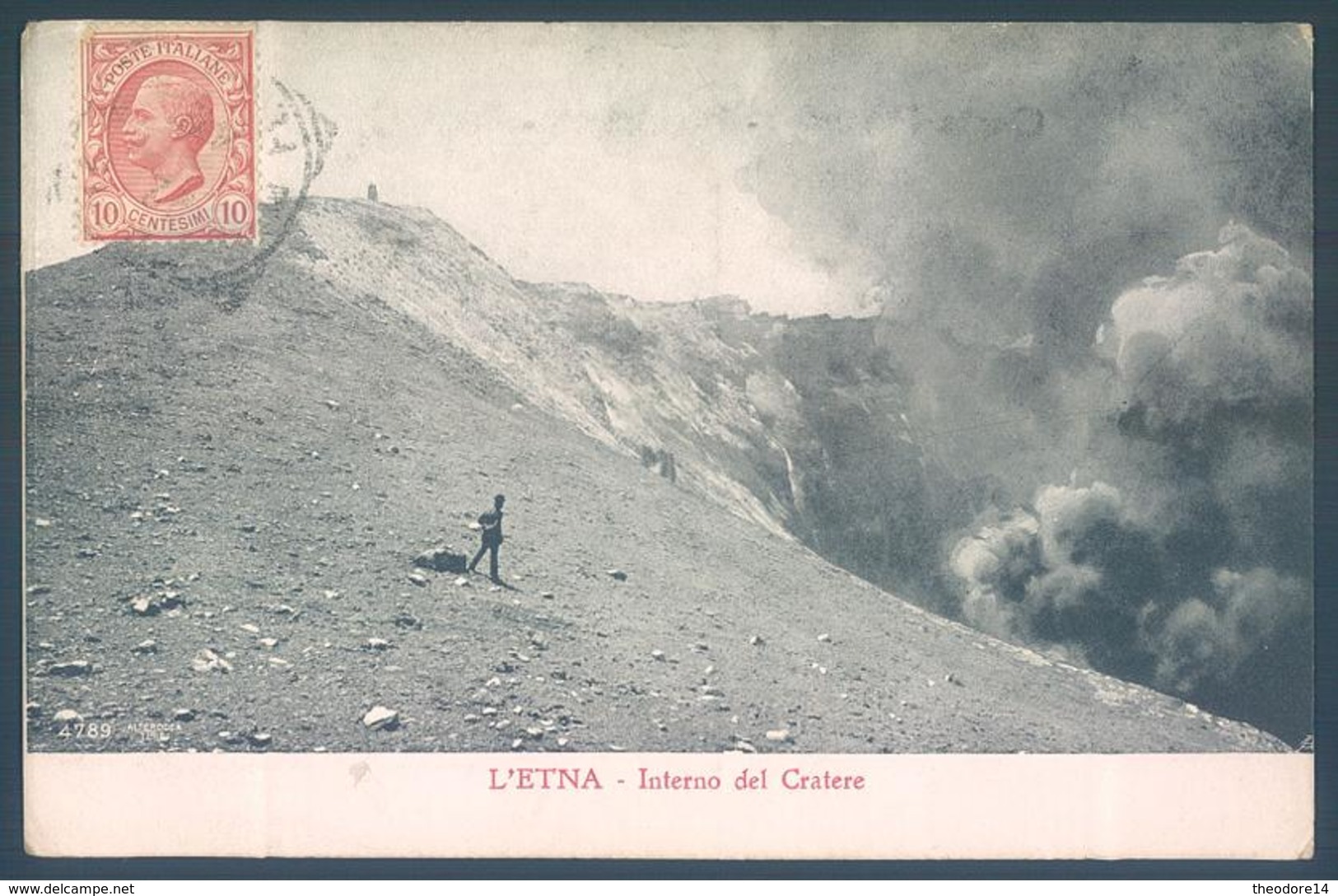 Sicilia L'ETNA Interno Del Cratere - Altri & Non Classificati