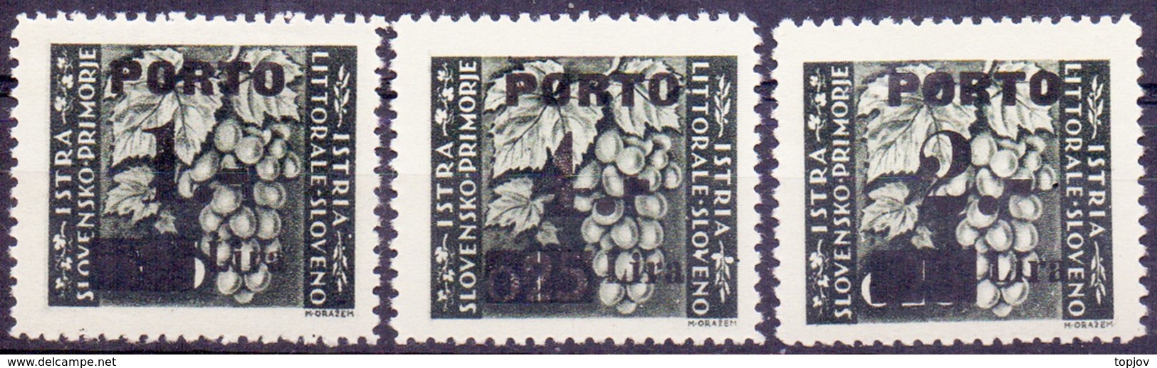 VUJNA  LITORALE - ERROR  PORTO  II Type. - **MNH - 1946 - Postage Due