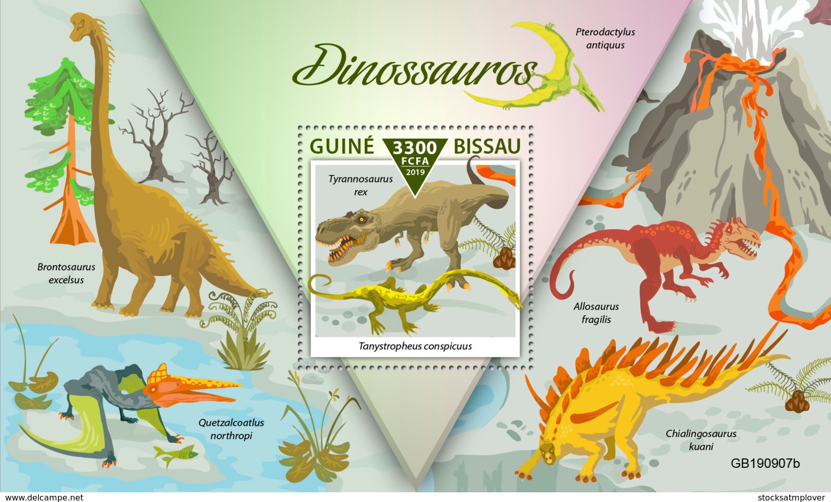 Guinea Bissau  2019  Dinosaurs S201911 - Guinea-Bissau