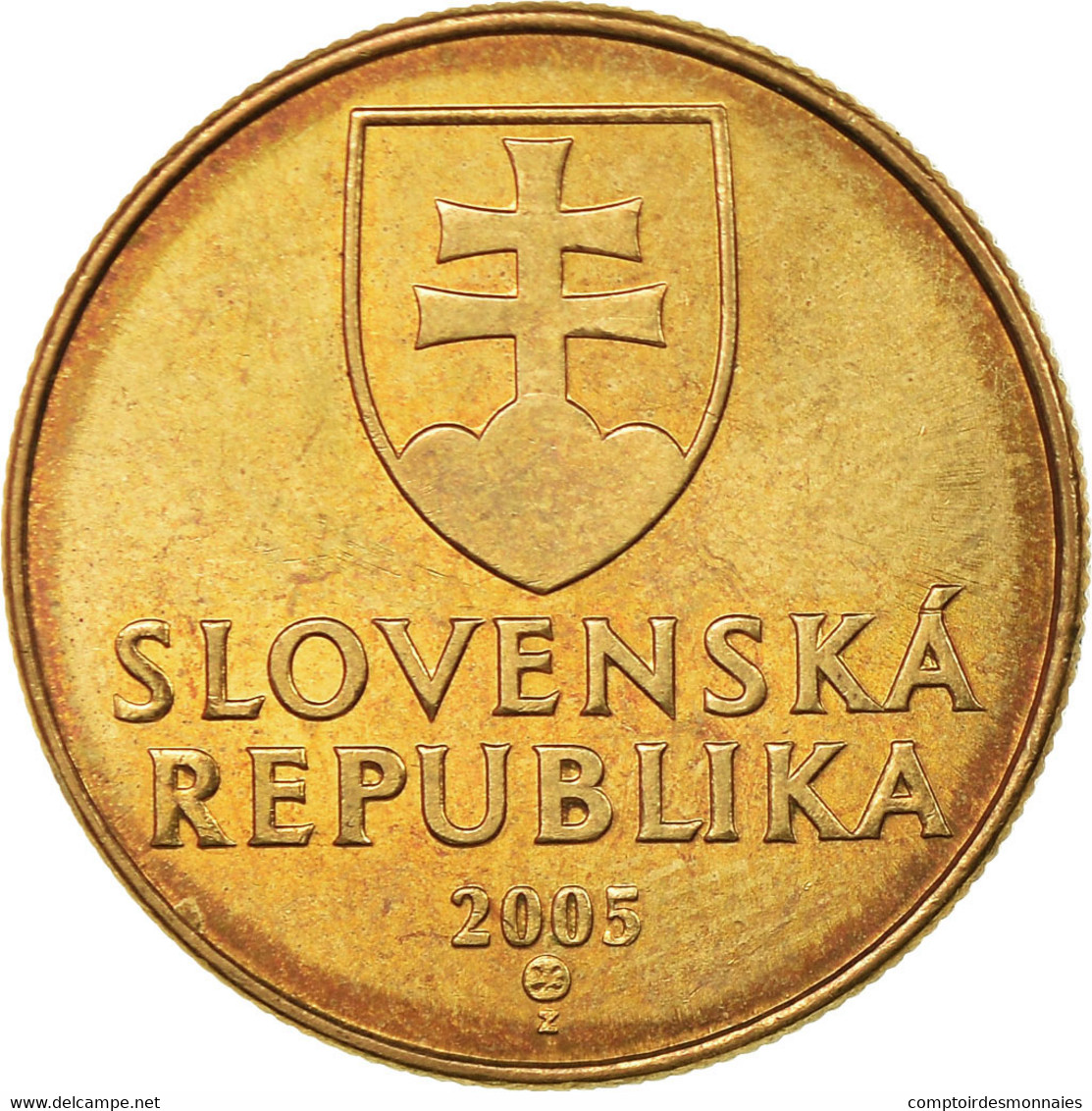 Monnaie, Slovaquie, Koruna, 2005, TTB, Bronze Plated Steel, KM:12 - Slovaquie