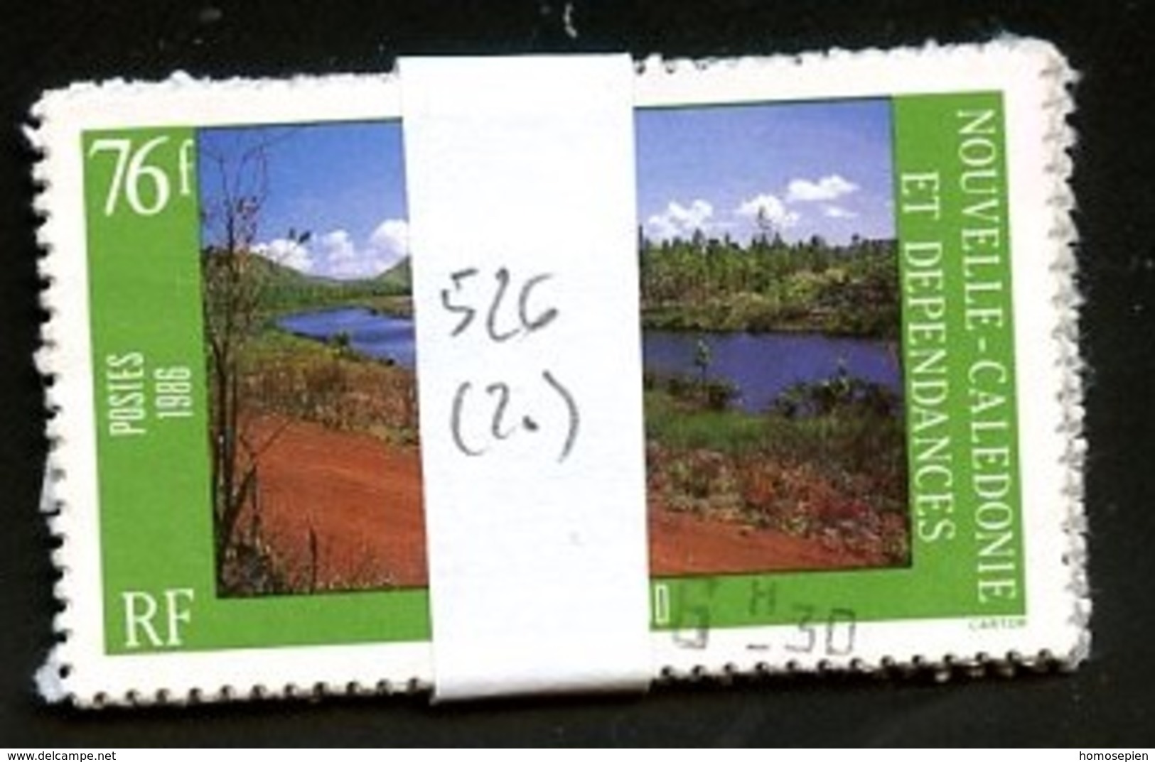 Nouvelle Calédonie - Neukaledonien - New Caledonia Lot 1986 Y&T N°526 - Michel N°792 (o) - Lot De 20 Timbres - Lots & Serien