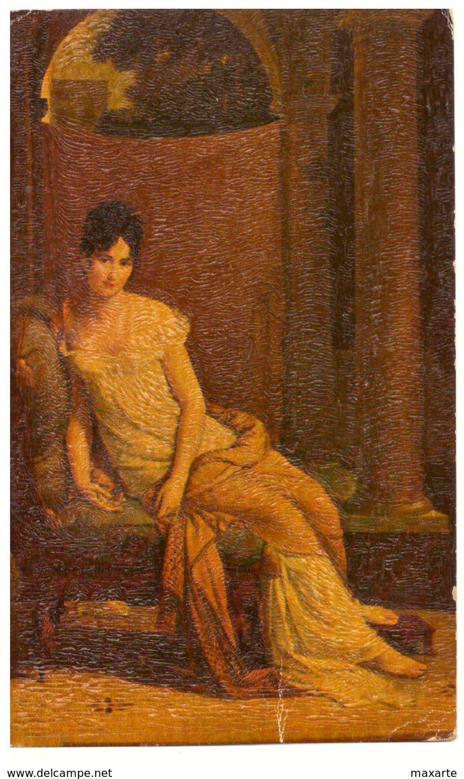 MADAME RECAMIER VON GERARD - EFFETTO PITTURA A MANO --- R0470 - Peintures & Tableaux