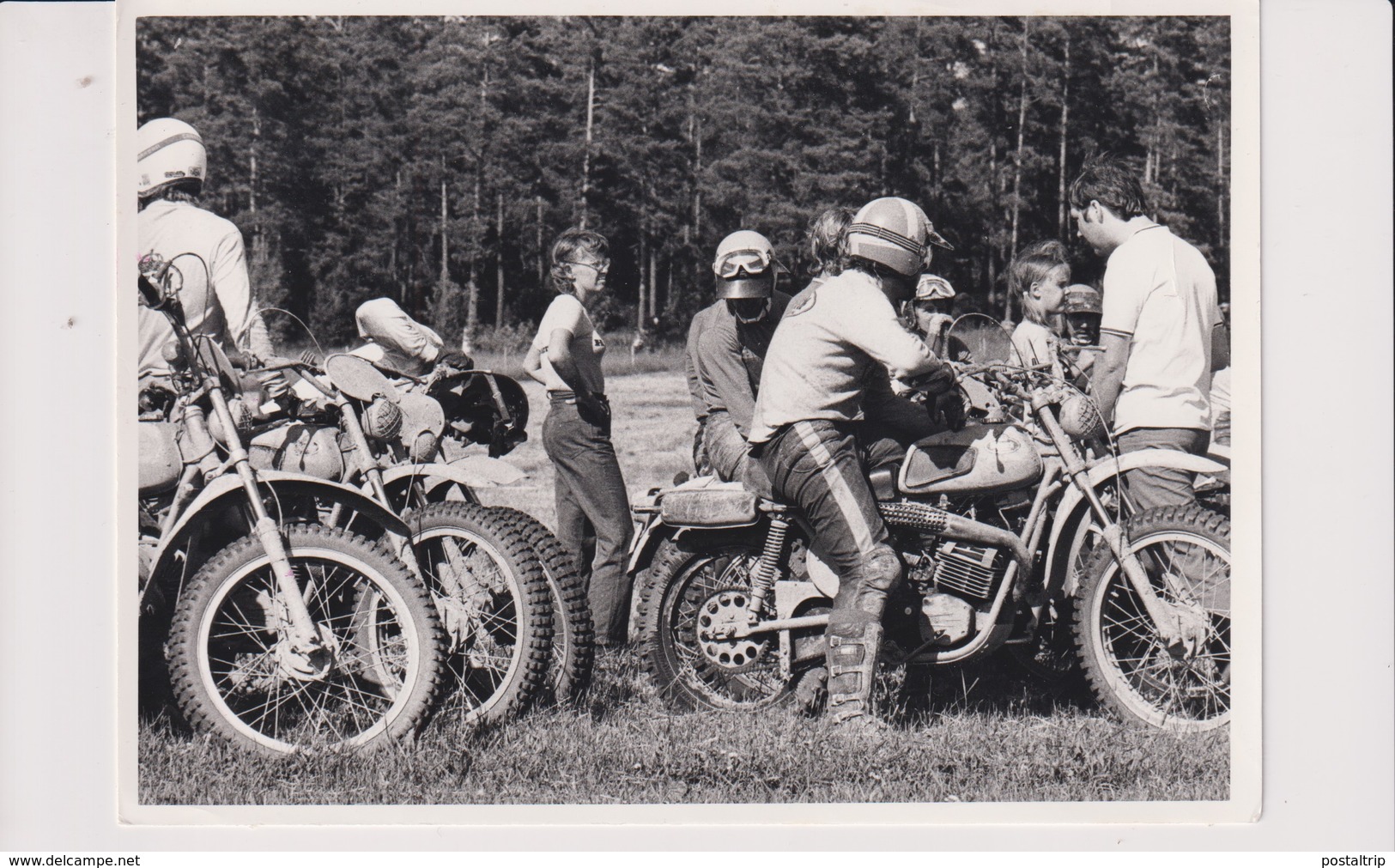 Linkoping Tests +-17cm X 10cm  Moto MOTOCROSS MOTORCYCLE Douglas J Jackson Archive Of Motorcycles - Other & Unclassified