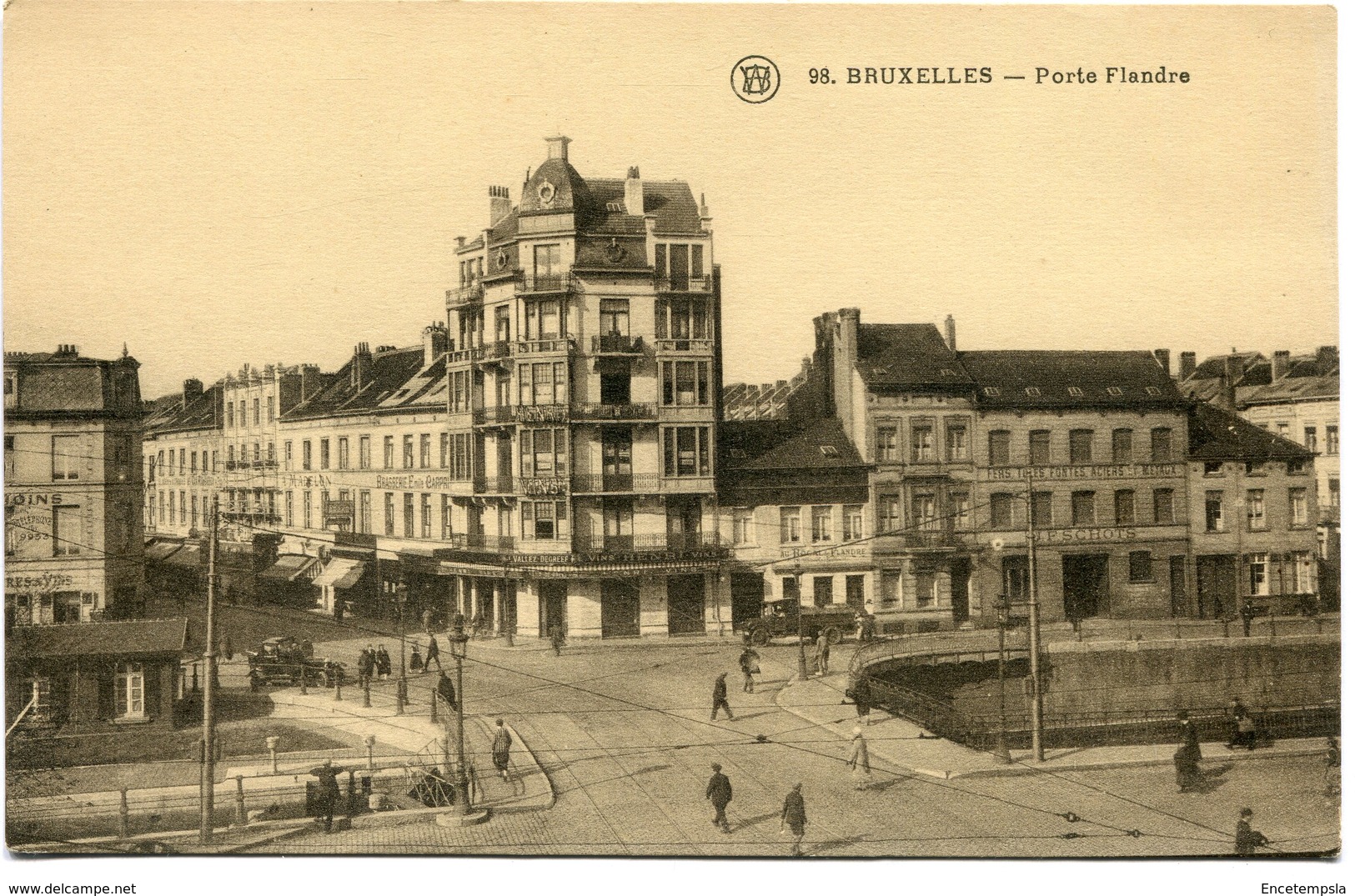 CPA - Carte Postale - Belgique - Bruxelles - Porte Flandre ( HB10960) - Avenues, Boulevards