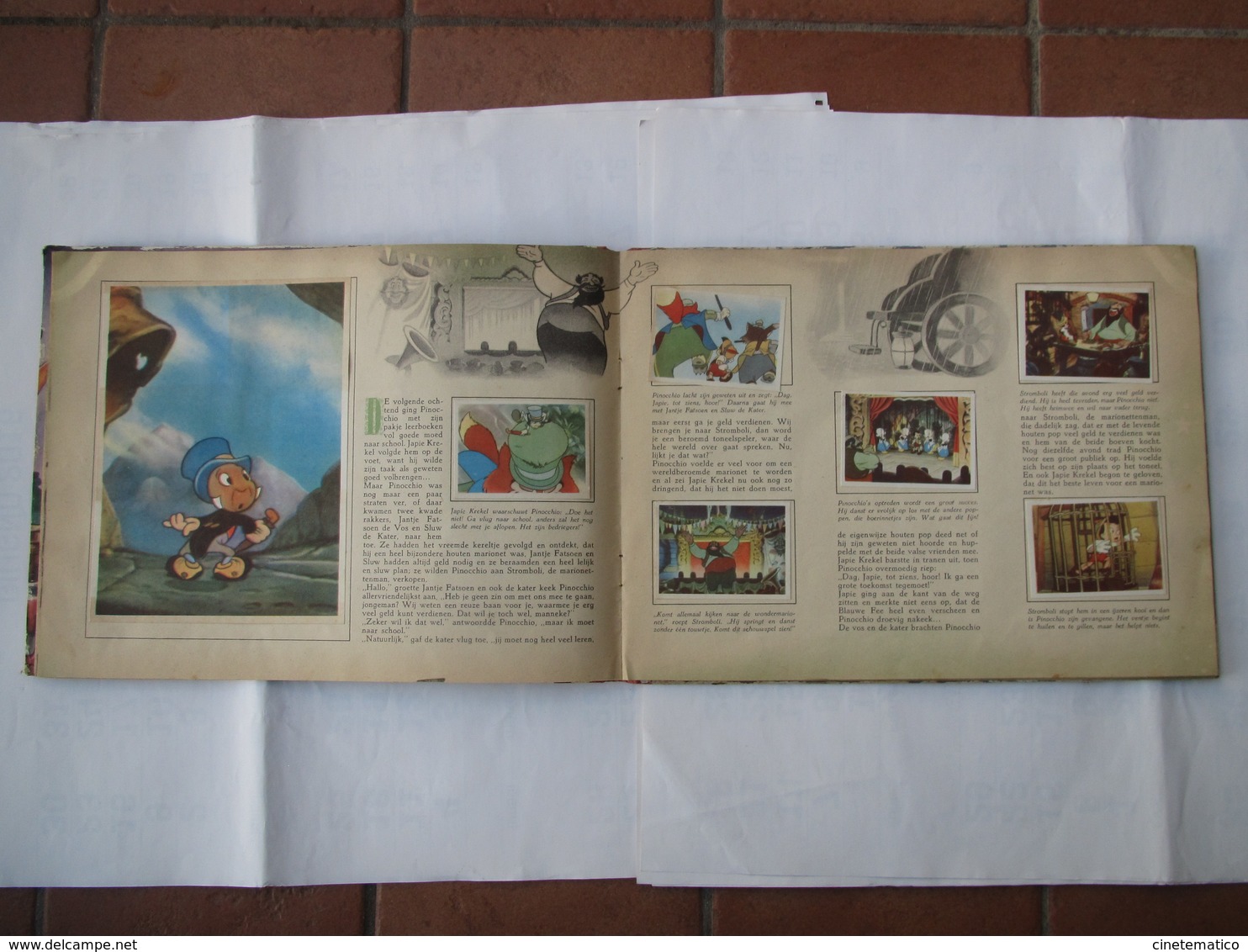 album olandese figurine PINOCCHIO W. Disney completo - beeldjesalbum PINOCCHIO W. Disney compleet