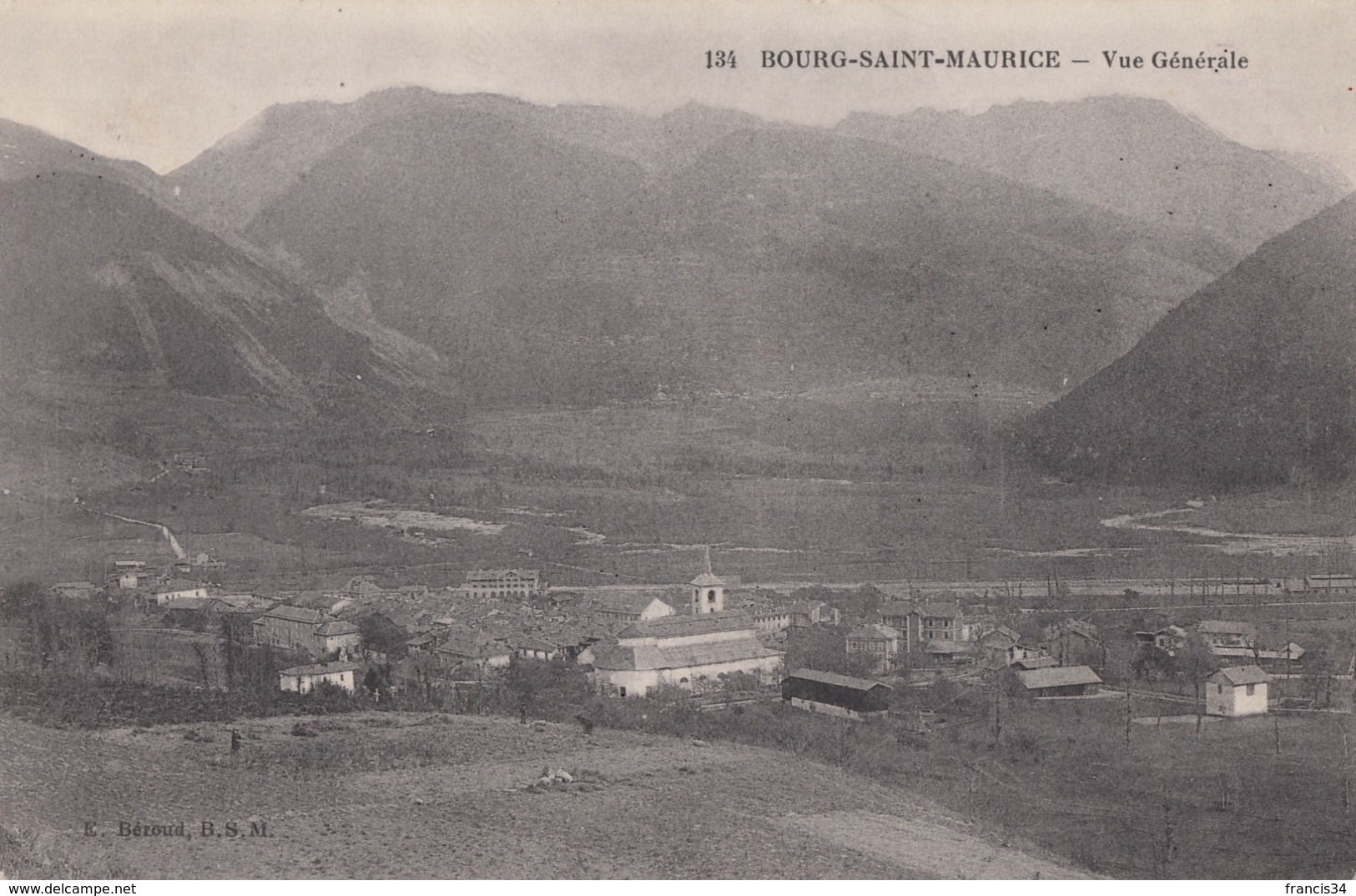 CPA - Bourg St Maurice - Vue Générale - Bourg Saint Maurice