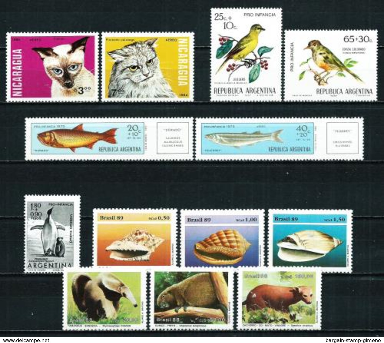 América FAUNA (6 Series) Nuevo Cat.15,50€ - Colecciones (sin álbumes)