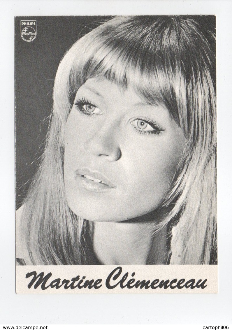 - CPM MARTINE CLÉMENCEAU - Chanteuse Française - Photo Claude Delorme - - Muziek En Musicus