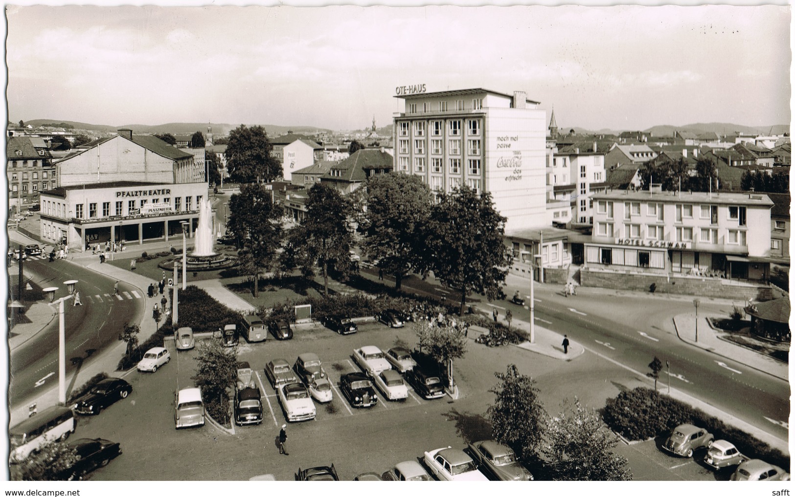 AK Kaiserslautern, Am Fackelrondell Um 1960 - Kaiserslautern