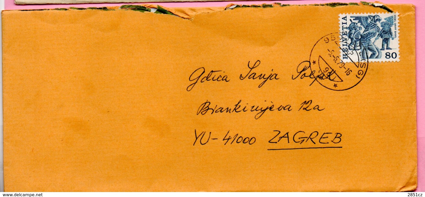 Letter - 5.6.1979., Switzerland (Helvetia) - Autres & Non Classés