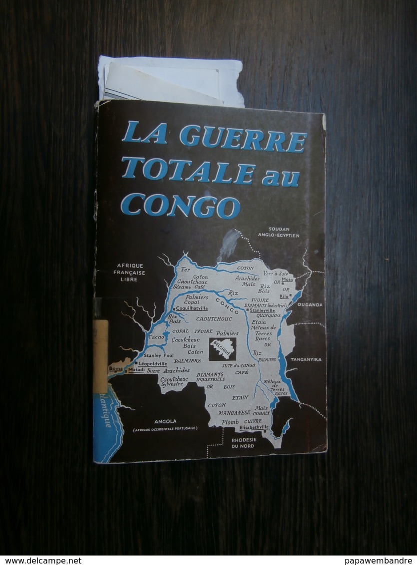 Walter Ford : La Guerre Totale Au Congo (1943) Robert Cranborne - 1901-1940