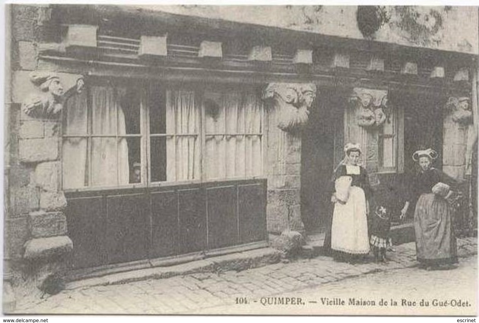 QUIMPER : Vieille Maison De La Rue Du Gué-Odet - Quimper