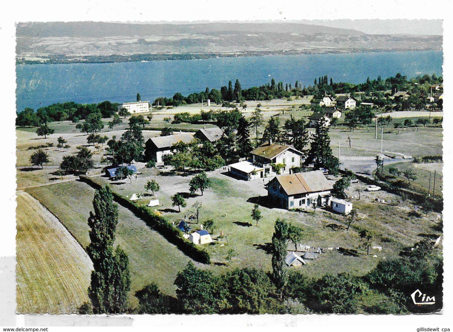 - MESSERY C/ Douvaine - Vue Aérienne - La Maison Familiale Et La Côte Suisse - Messery