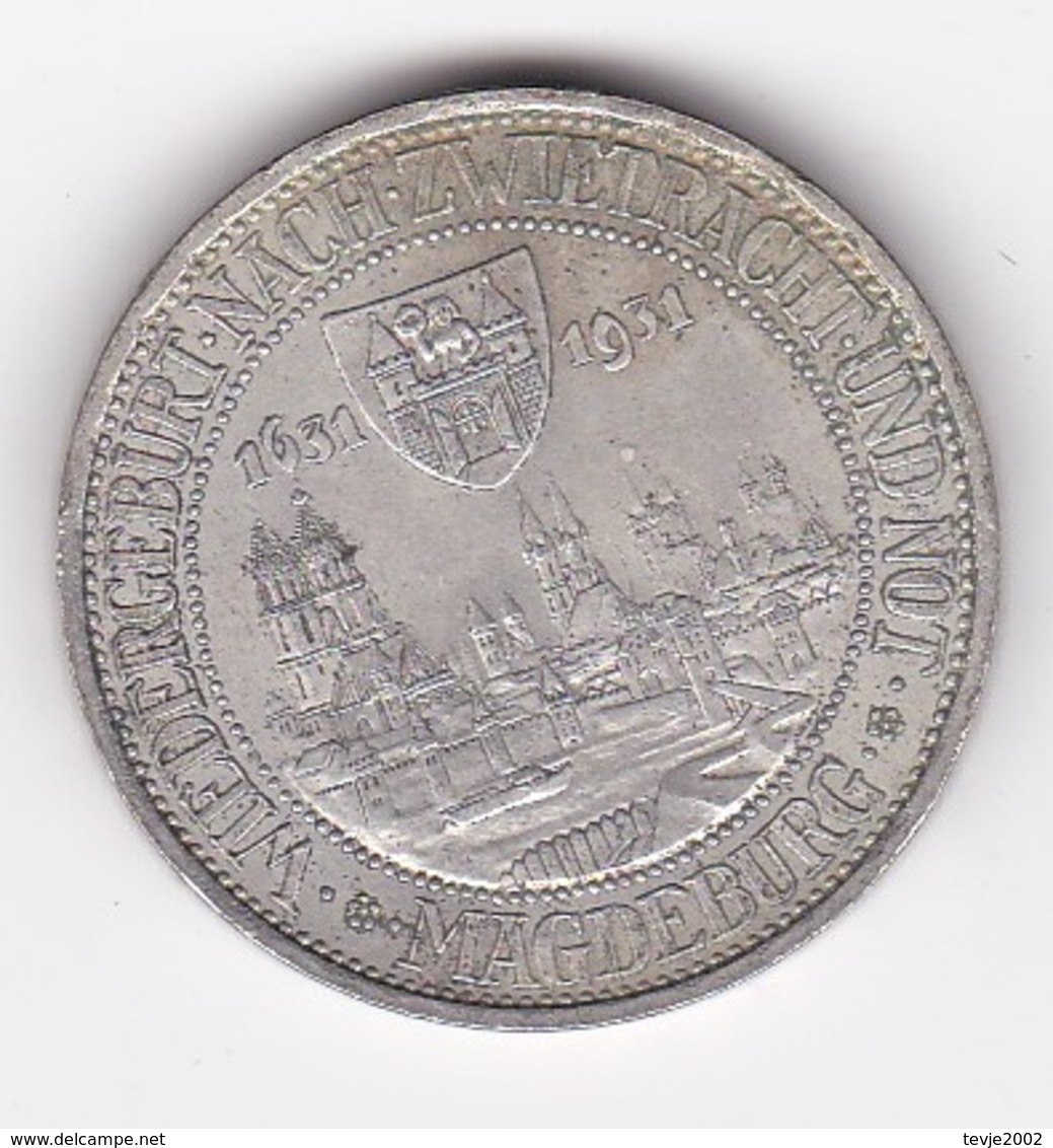 Nb_ Deutsches Reich - 3 Reichsmark - 1931  -  Magdeburg (22) - 3 Mark & 3 Reichsmark