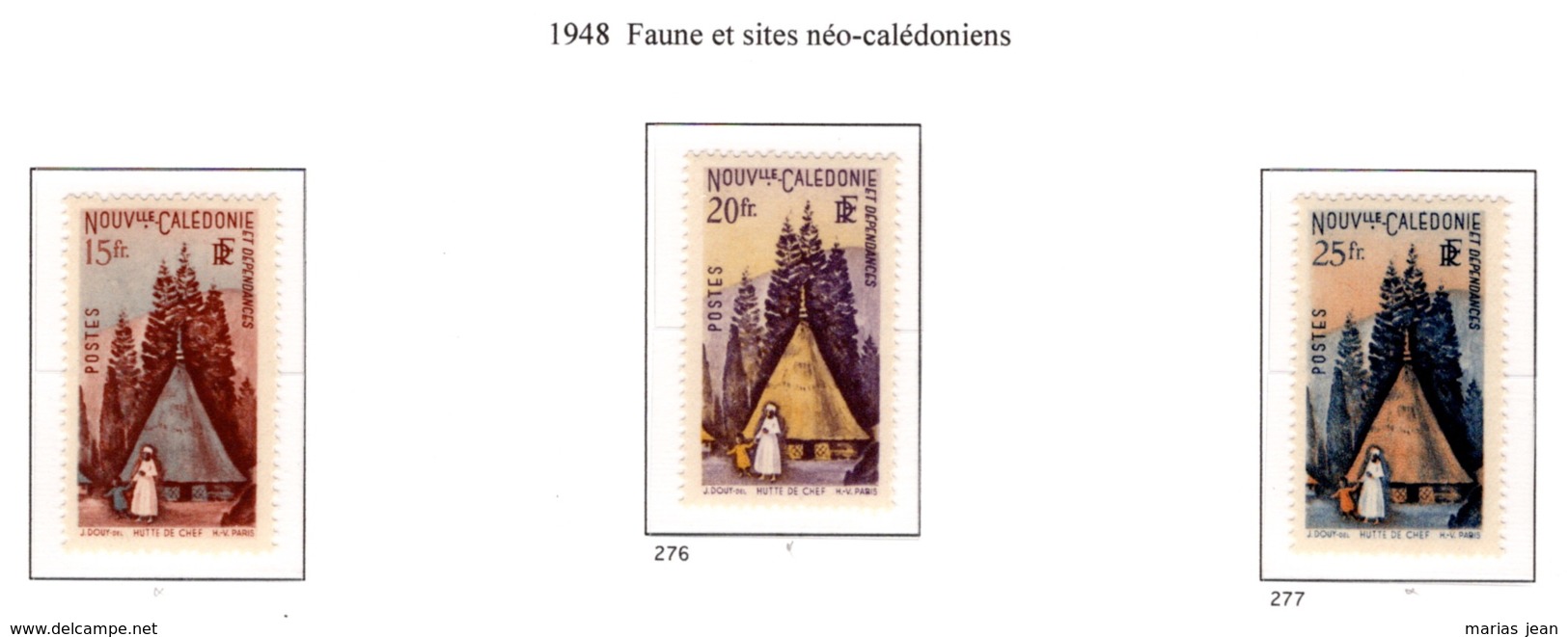 Ex Colonie Française  * Nlle Calédonie *   259/277   N**N* - Ungebraucht