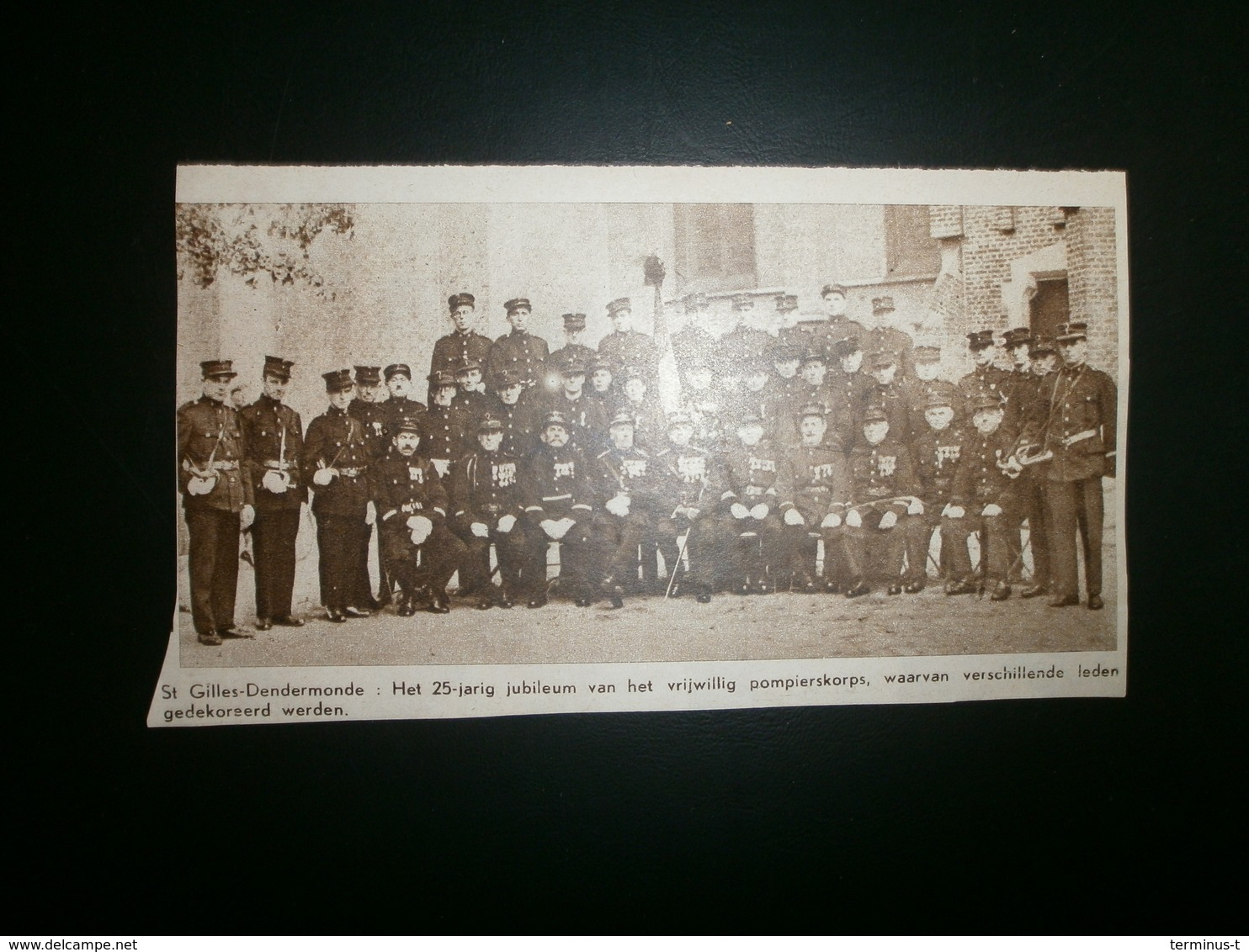 ST.GILLES DENDERMONDE. Brandweer - Vrijwillig Pompierskorps - Historische Documenten