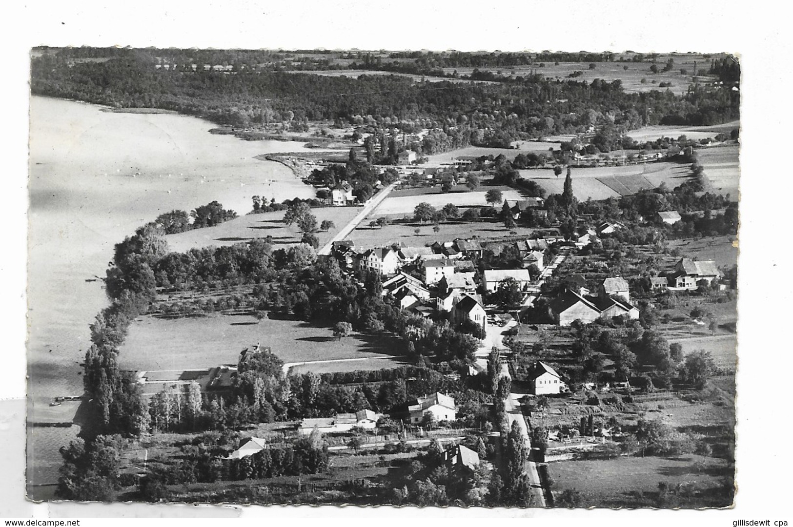 - EXCENEVEX C/ Douvaine - Vue Aérienne Sur Le Village  Et Le Lac Léman - Messery