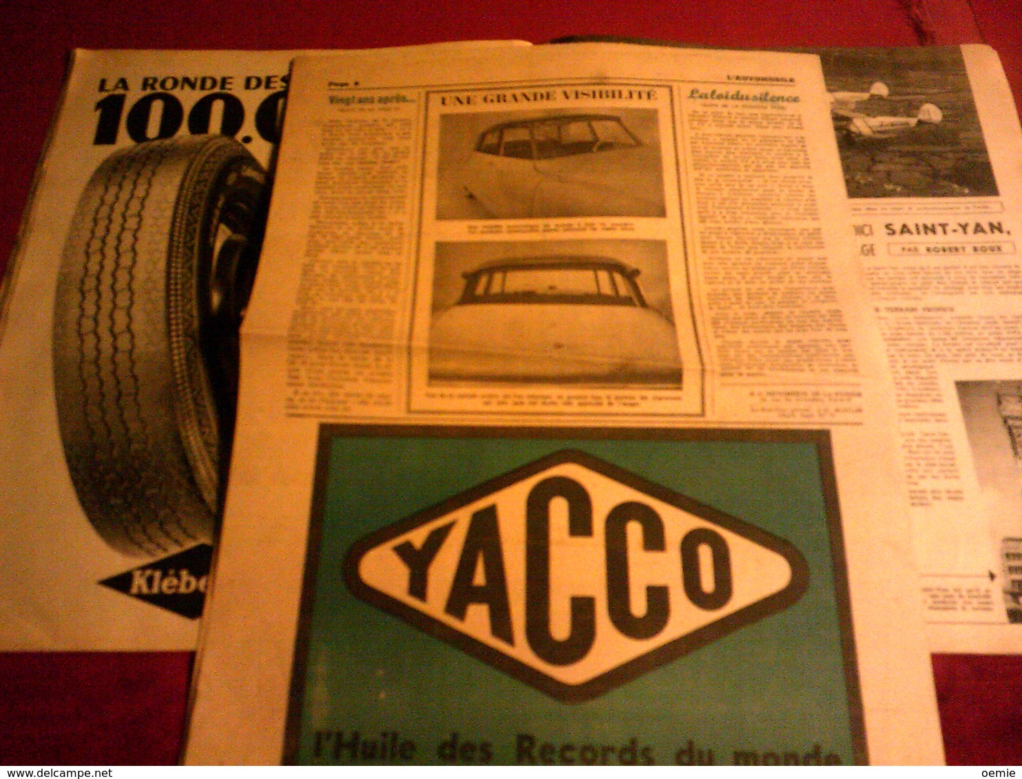 L'automobille Novembre 1955 ° No 115  AU CARREFOUR DES 3 SALONS  LA VERITE SUR LES ESSAIS DE LA CITROEN °° COUVERTURE DS - Auto/Motor