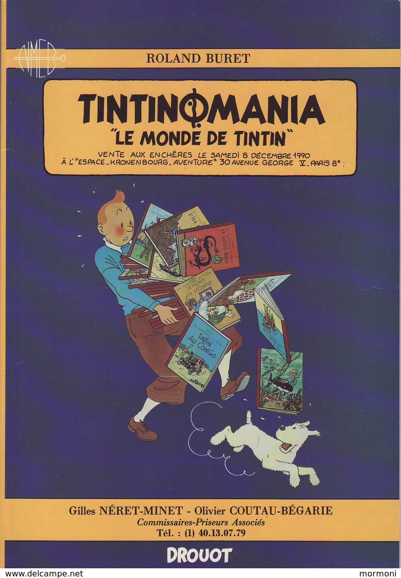 Hergé,Tintinomania, Catalogue De La Première Vente Aux Enchères - Rare - Hergé