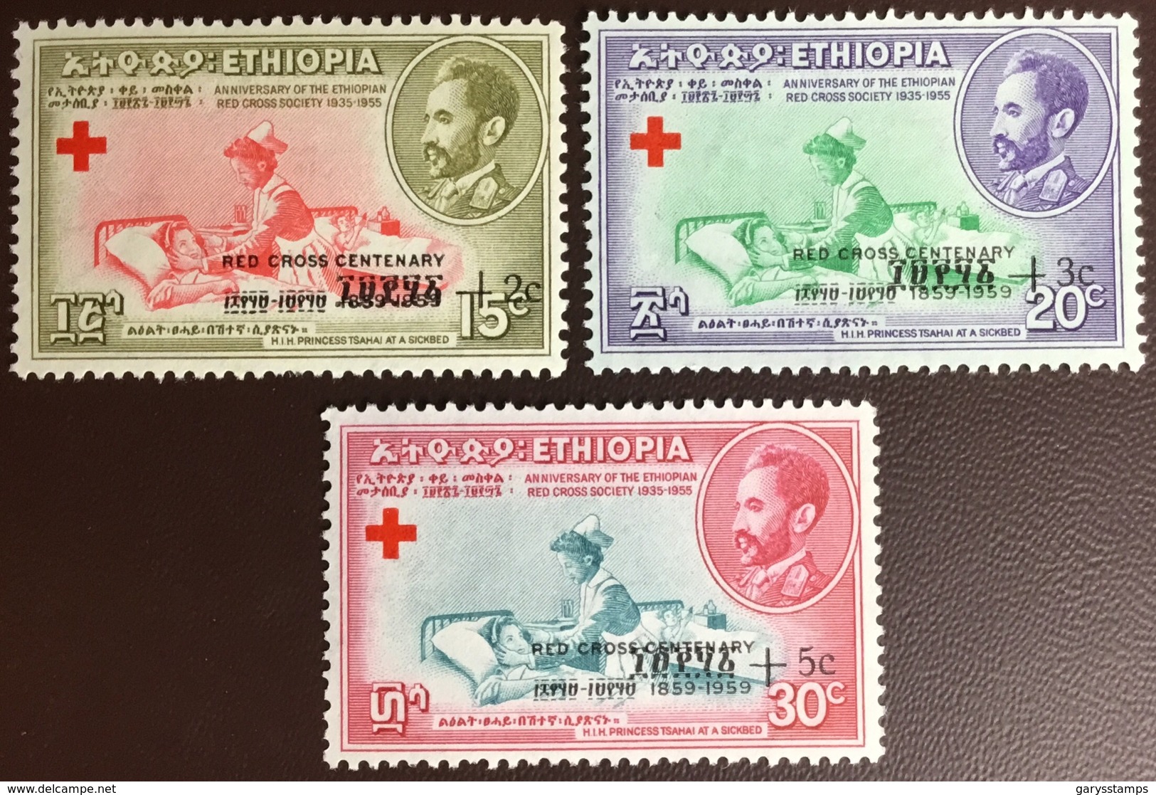 Ethiopia 1959 Red Cross Centenary MNH - Ethiopia